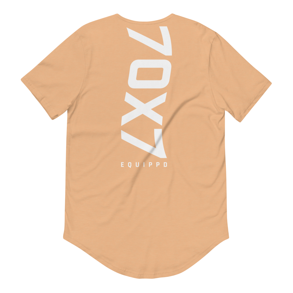 70X7 Men's Curved Hem Tee