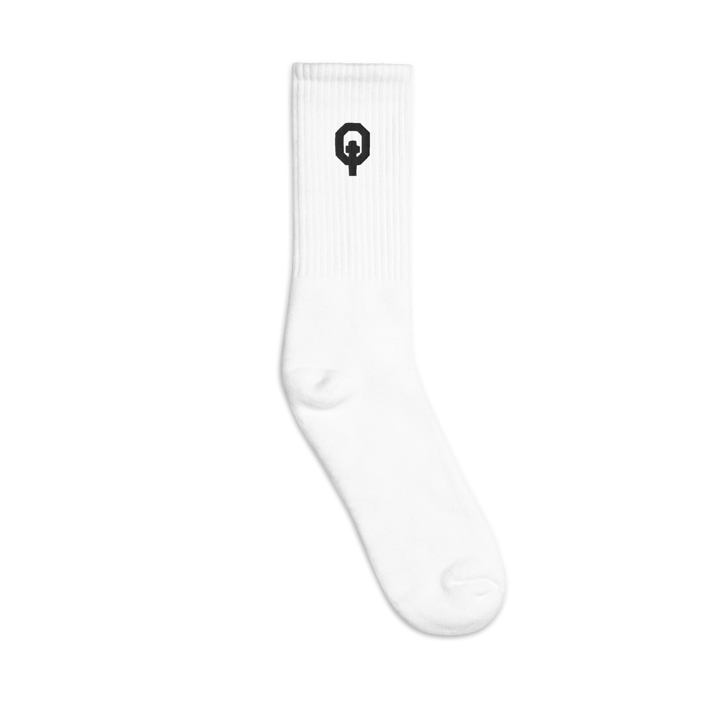 Equippd Logo White Socks - Clarity Collection