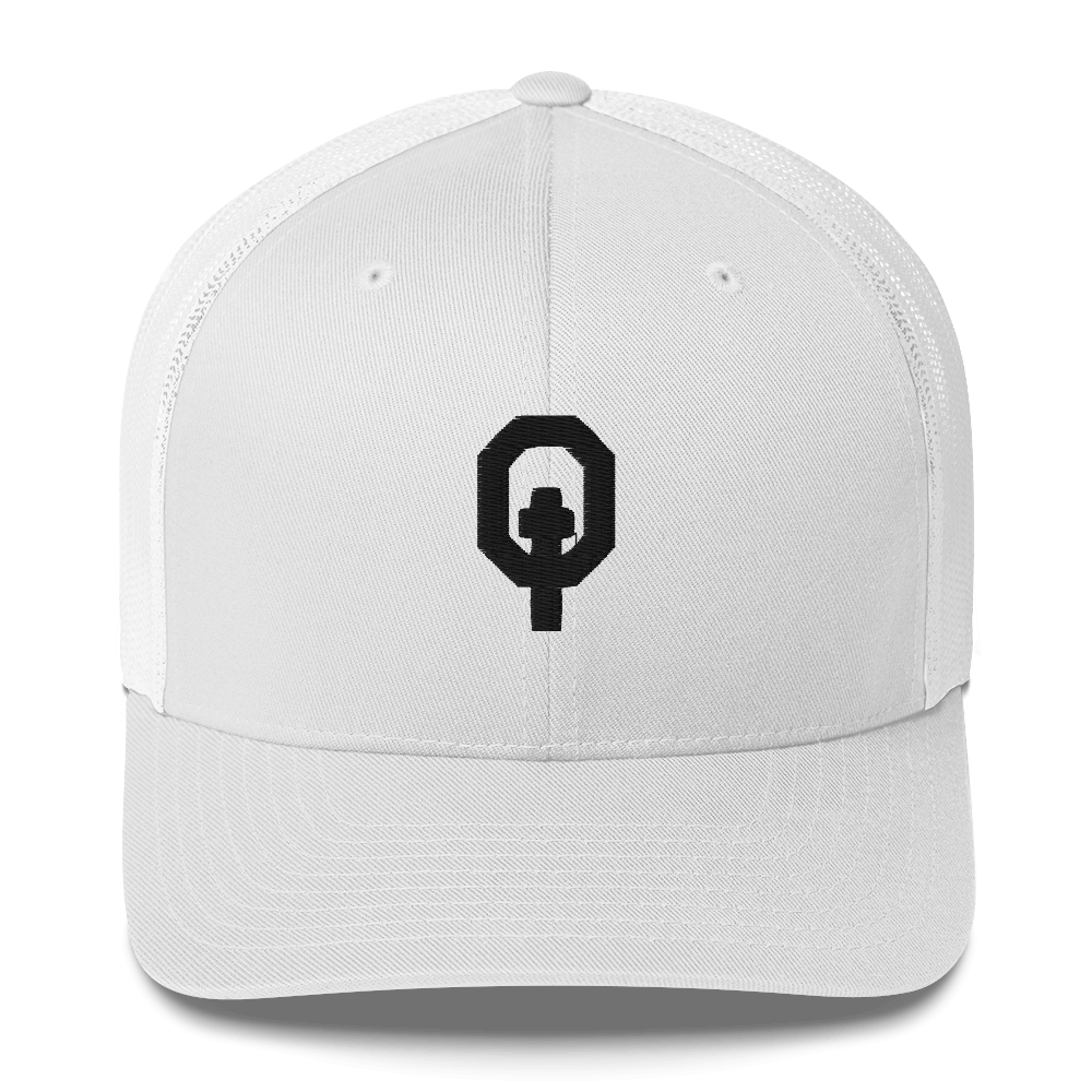 Equippd Logo White Trucker Hat - Clarity Collection